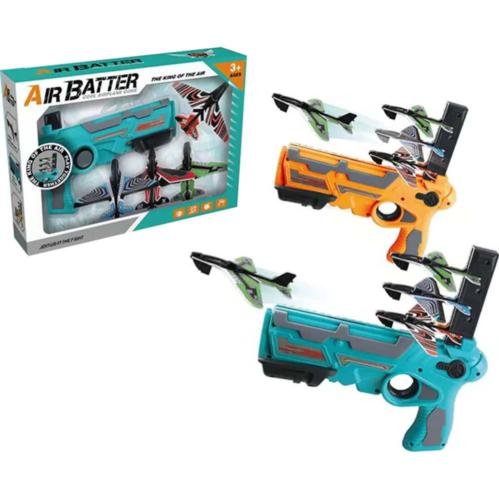 Catapult Plane Toy Gun Air Battle One-Click Ejection Model Airplane Launcher Toy
