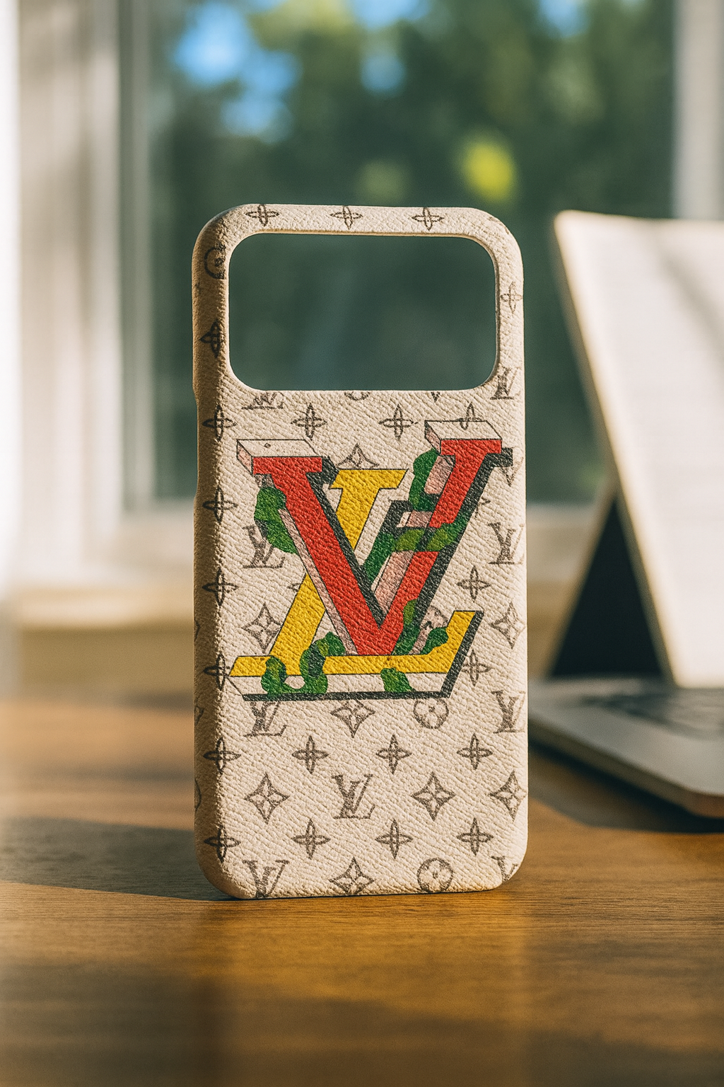 LV Leather iPhone Case