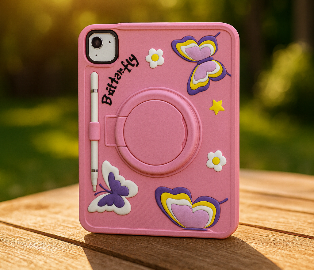 Cute Cartoon iPad Protective Case with Stand