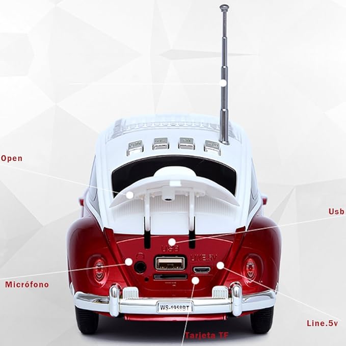 Radio Receptor Car-shaped Design