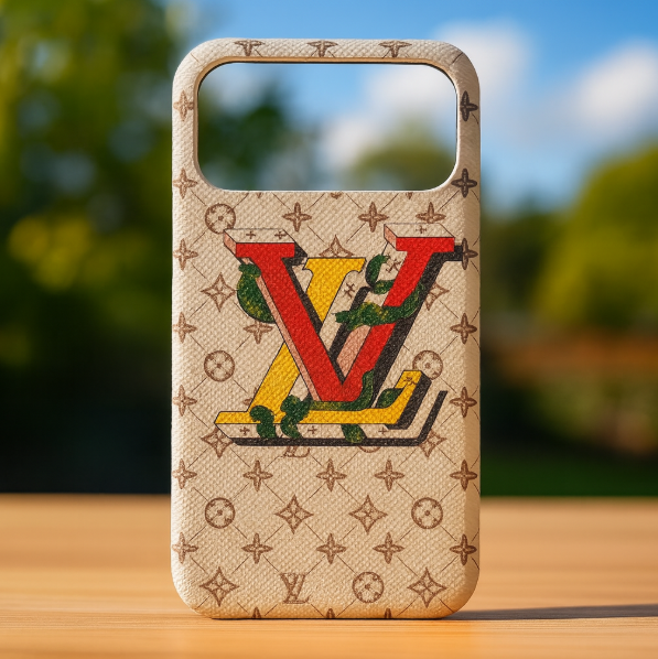 LV Leather iPhone Case