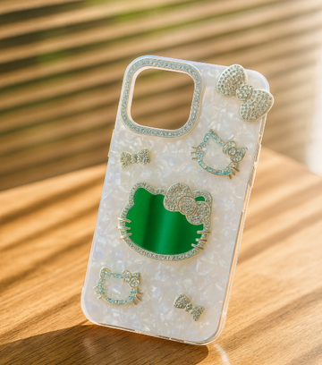 Luxury Bling Kitty Crystal iPhone Case