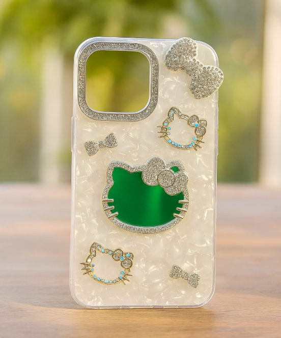 Luxury Bling Kitty Crystal iPhone Case