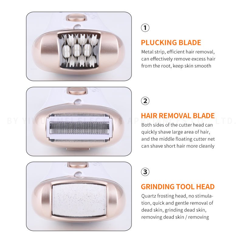 Jundeli - 3-in1 Epilator