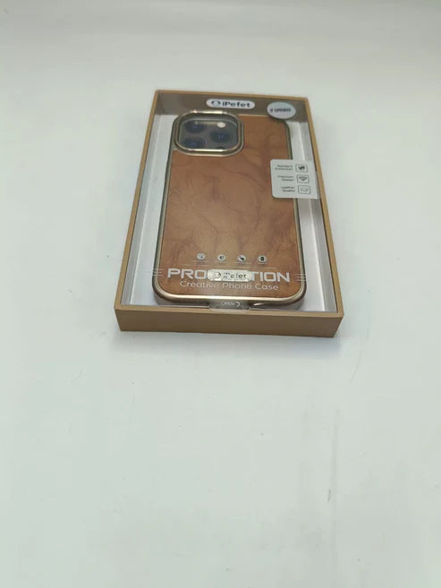 Leather-Texture Protective iPhone Case