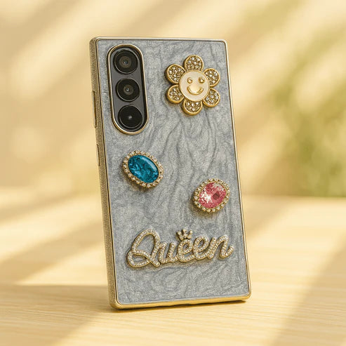Luxury 3D Rhinestone & Pearl Case
