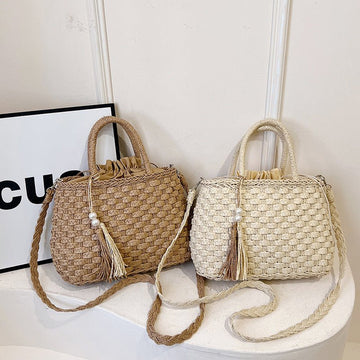 Genuine Leather Portable Shoulder Bag Fashion Casual Messenger Tote Bag