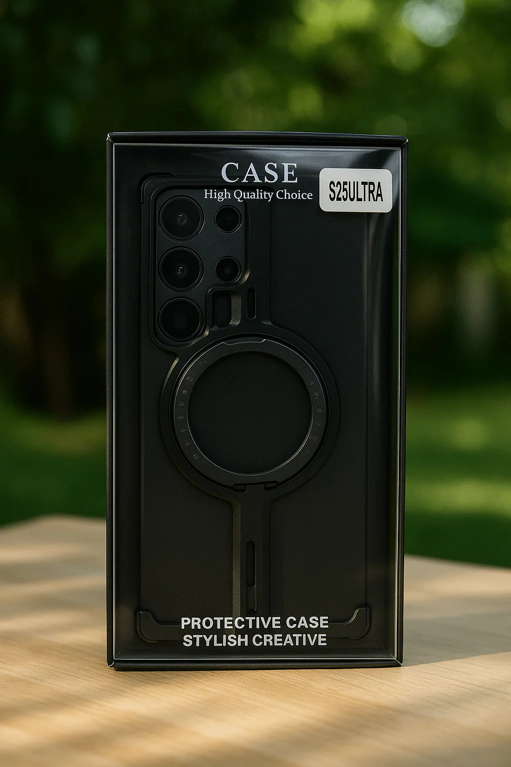Magnetic Ring Armor Case