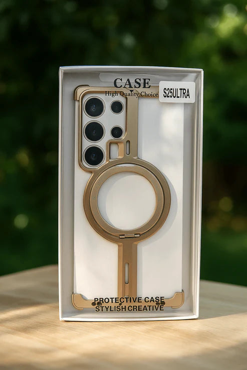 Magnetic Ring Armor Case