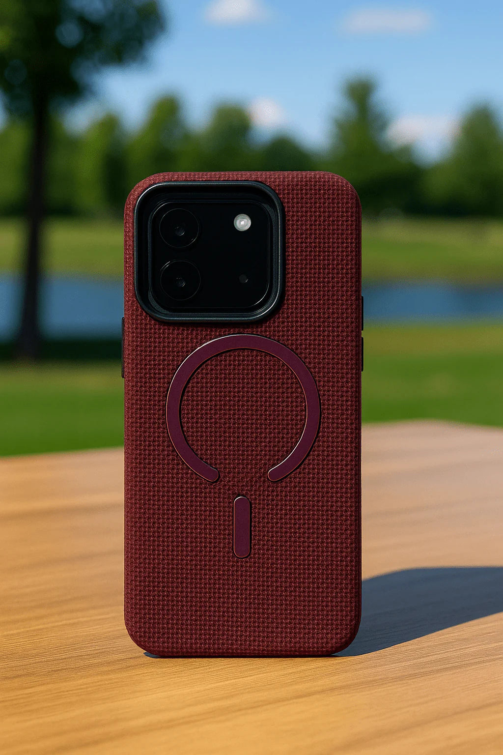 MagSafe-Compatible Shockproof Textured iPhone Case