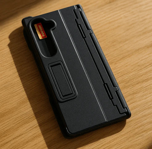 Rugged Fold‑Away Kickstand Armor Case