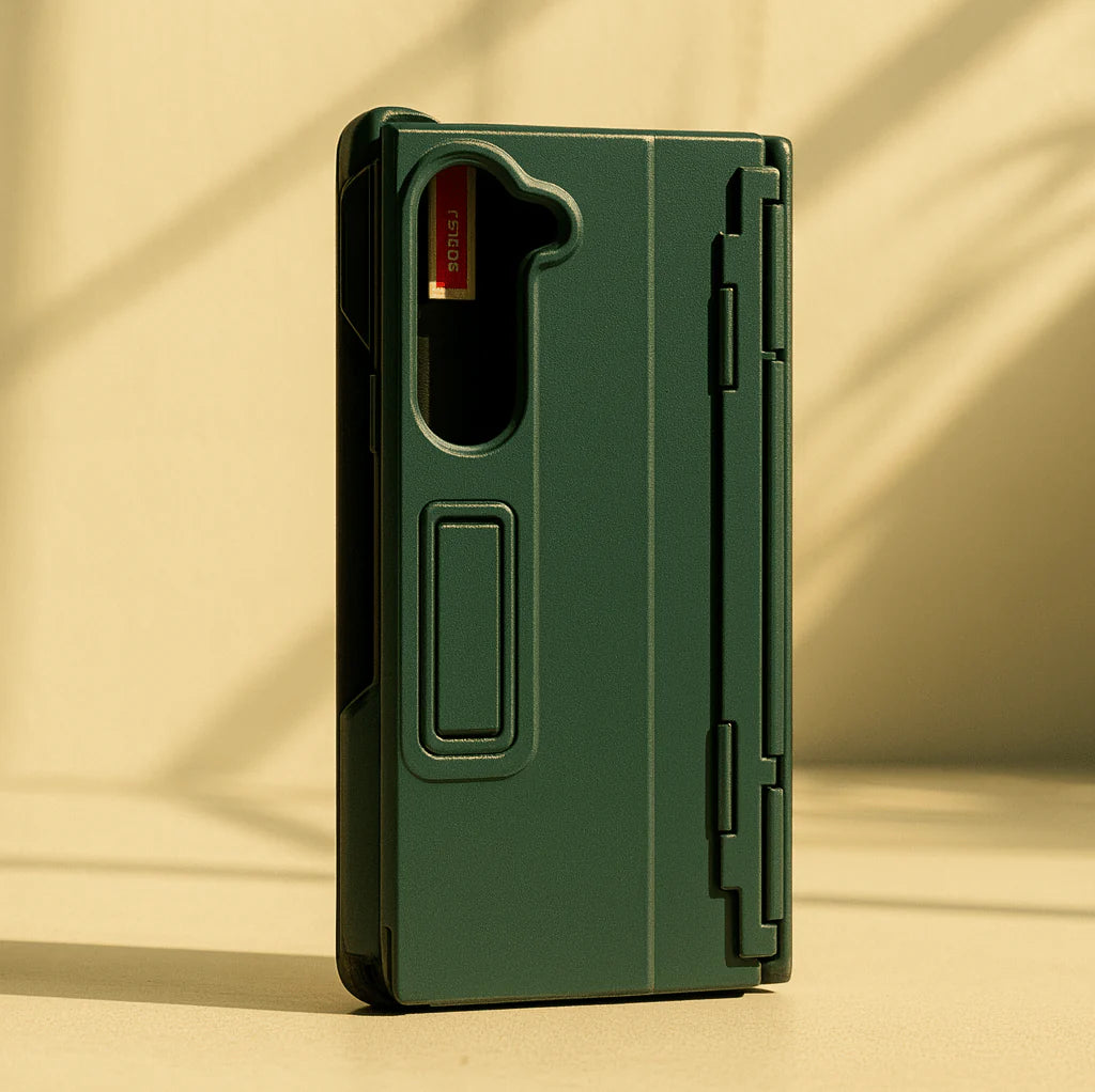 Rugged Fold‑Away Kickstand Armor Case
