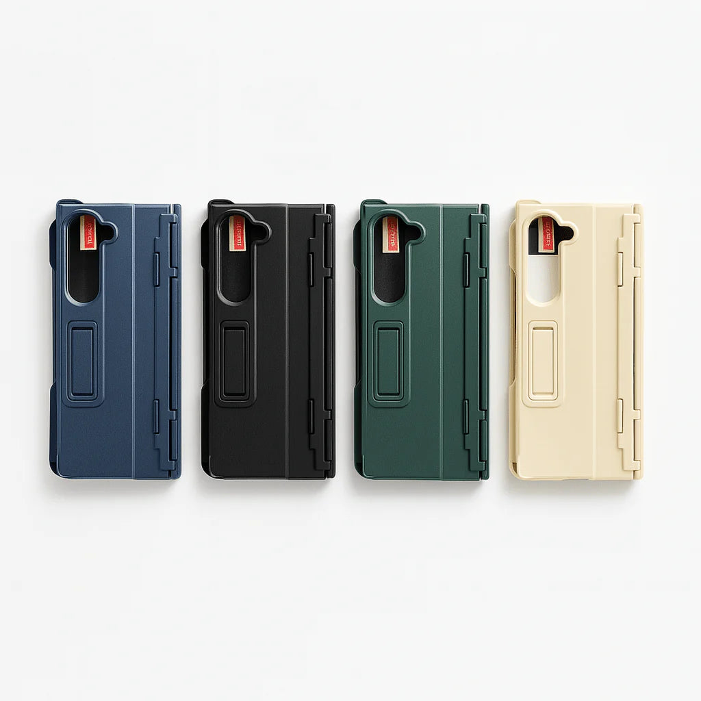 Rugged Fold‑Away Kickstand Armor Case