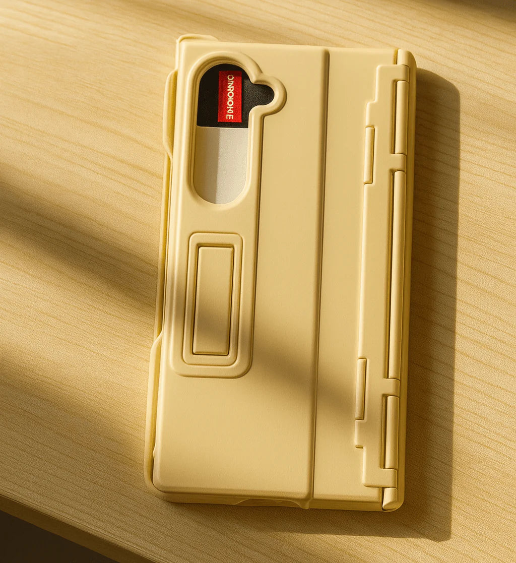 Rugged Fold‑Away Kickstand Armor Case