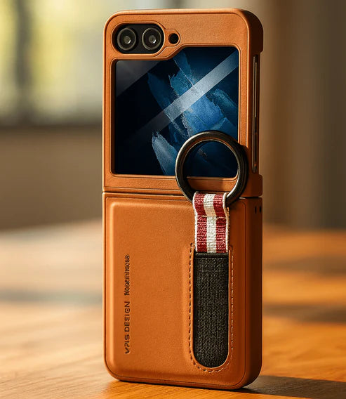 Smart Ring Wallet Case for Flip Phones