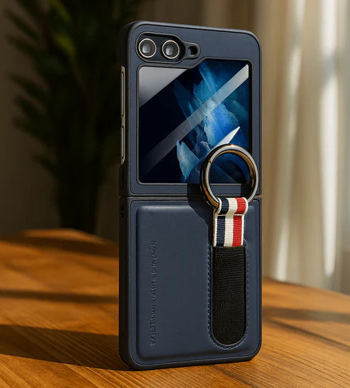 Smart Ring Wallet Case for Flip Phones